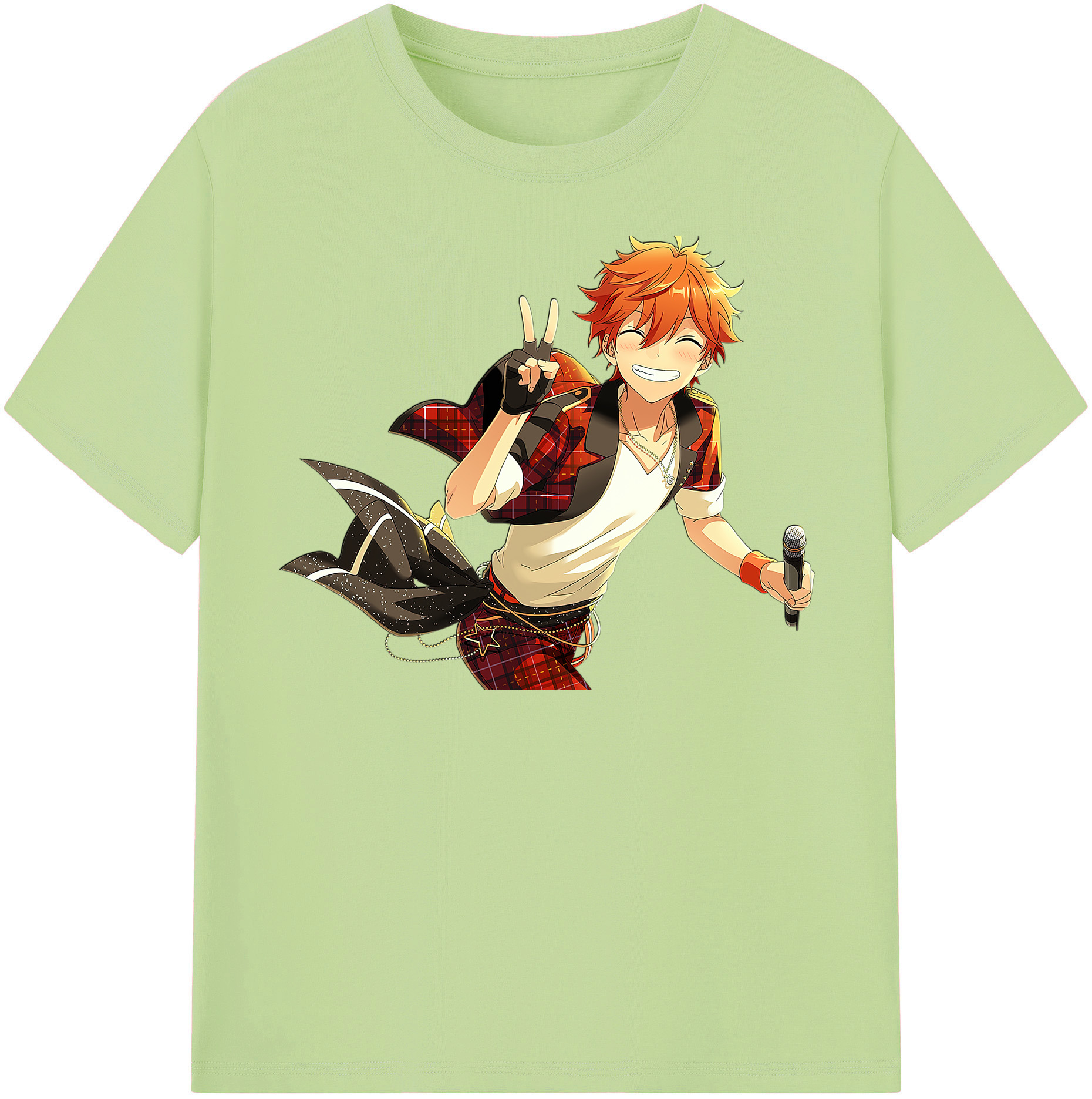 （画像用） あんさんぶるスターズ! Ensemble Stars 綿100％半袖Tシャツ（フロントプリント）